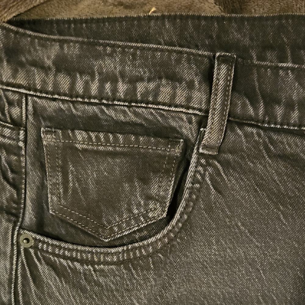 We The Free Black Just Frills Floral Velvet Fringe Jeans - Picture 5 of 13